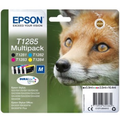 Epson Inkjet Ink Cartridge - Black, Cyan, Magenta, Yellow Pack