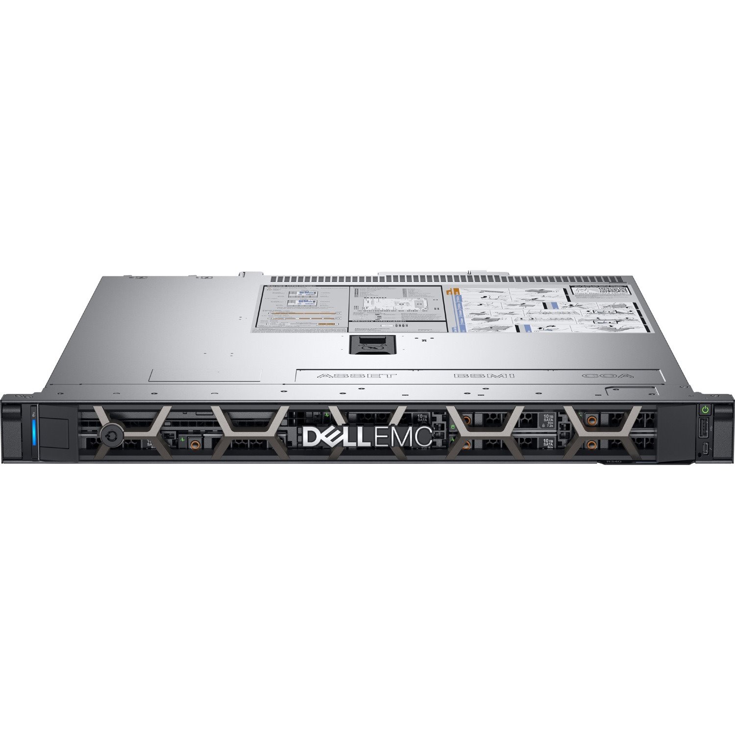 Dell EMC PowerEdge R340 1U Rack Server - 1 Xeon E-2224 3.40 GHz - 8 GB RAM - 1 TB HDD - (1 x 1TB) HDD Configuration - 12Gb/s SAS, Serial ATA/600 Controller