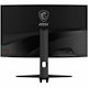MSI MAG 321CUP 32" Class UW-QHD Curved Screen Gaming LED Monitor - 16:9 - Metallic Black, Black