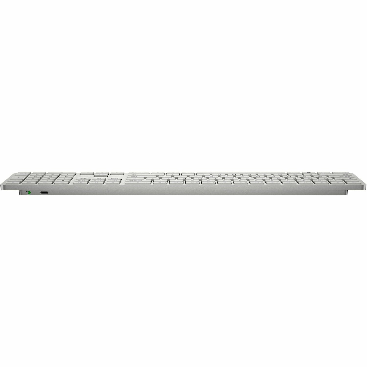 HP 970 Toetsenbord - Full-size - Draadloos Verbinding - USB type A Interface - Engels (Europa) - QWERTY indeling - Zilver