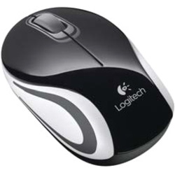 Logitech M187 Mouse - USB - Black