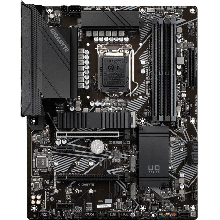 GIGABYTE Ultra Durable Z590 UD Desktop Motherboard - Intel Z590 Chipset - Socket LGA-1200 - Intel Optane Memory Ready - ATX