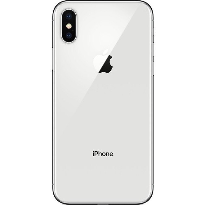 Apple iPhone X 256 GB Smartphone - 14.7 cm (5.8") OLED 2436 x 1125 - Dual-core (2 Core) Quad-core (4 Core) - 3 GB RAM - iOS 11 - 4G - Silver