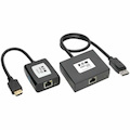 Eaton Tripp Lite Series DisplayPort to HDMI over Cat5/6 Active Extender Kit, Pigtail Transmitter/Receiver for Video/Audio, 150 ft. (45 m), TAA