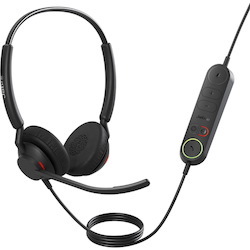 Jabra Engage 40 Wired On-ear Stereo Headset - Black