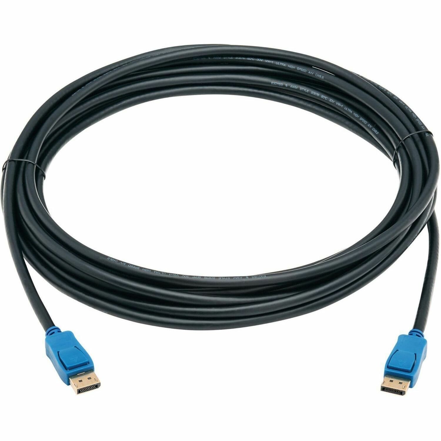 Eaton Tripp Lite Series DisplayPort Cable with Latching Connectors (M/M), 8K 60 Hz, HDR, HBR3, 4:4:4, HDCP 2.2, 30 ft. (9.1 m), Black