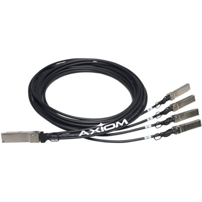 Axiom 40GBASE-CR4 QSFP+ to 4 10GBASE-CU SFP+ Passive DAC Arista Compatible 2m