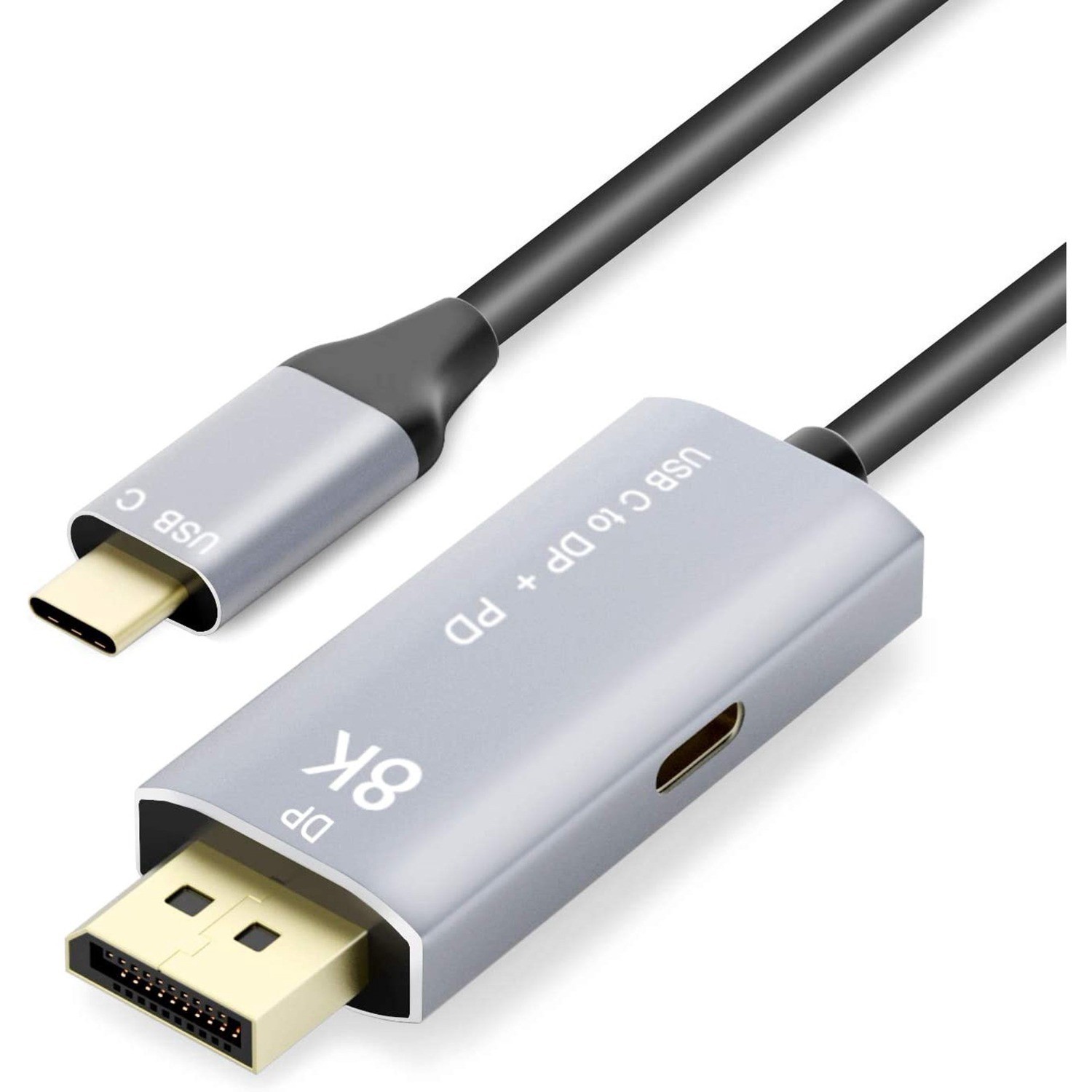 4XEM 8K/4K 1M USB-C to DisplayPort 1.4a Cable - High-Speed Video Adapter