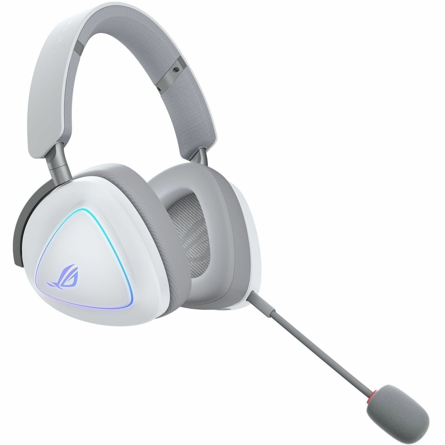 Asus ROG Delta II Wired/Wireless Over-the-head, Over-the-ear Stereo Gaming Headset - White
