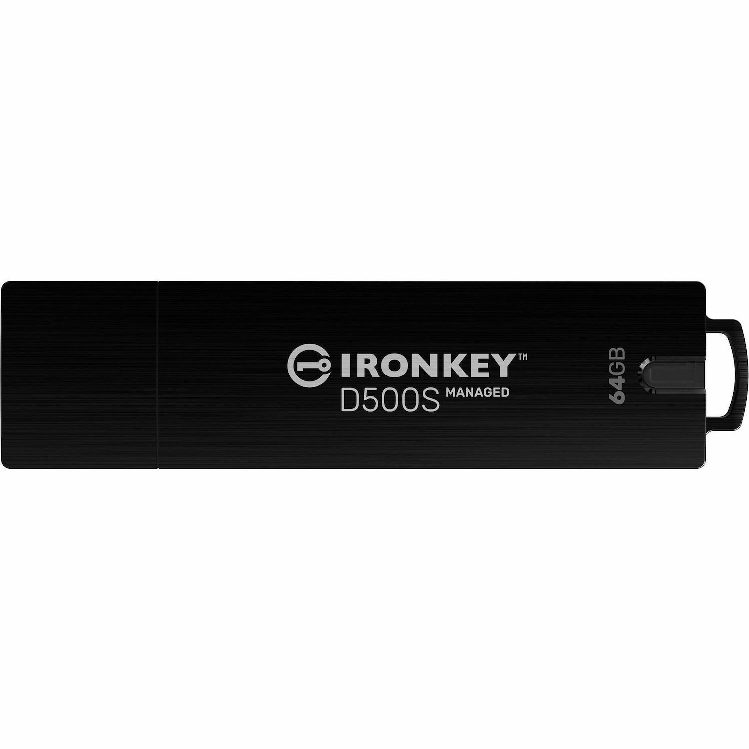 IronKey D500SM 64 GB USB 3.2 (Gen 1) Type A Rugged Flash Drive - XTS-AES, 256-bit AES - TAA Compliant