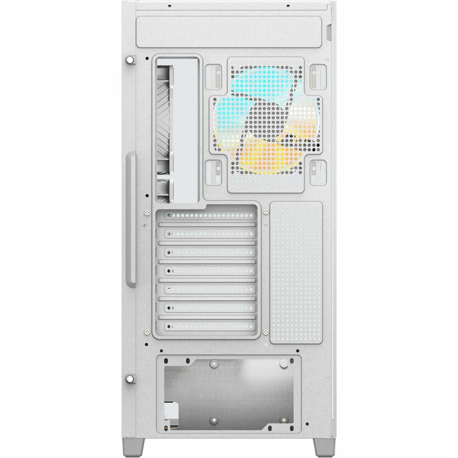 GIGABYTE Gaming Computer Case - Mini ITX, Micro ATX, ATX Motherboard Supported - Mid-tower - Tempered Glass, Steel, Plastic, Glass - White