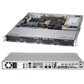 Supermicro SuperServer 6017B-MTF Server Barebone System - 1U Rack-mountable - Socket B2 LGA-1356 - 2 x Processor Support