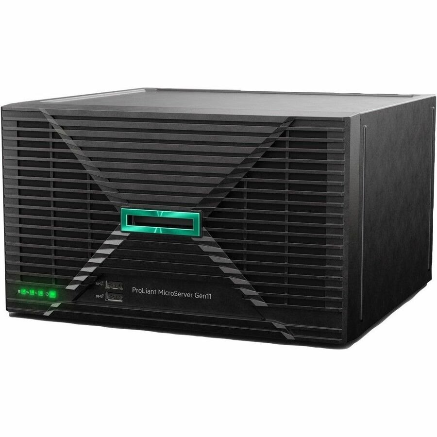 HPE ProLiant MicroServer Gen11 Ultra Micro Tower Server - 1 x Intel Xeon E-2414 2.60 GHz - 16 GB RAM - 2 TB HDD - (2 x 1TB) HDD Configuration - Serial ATA/600 Controller