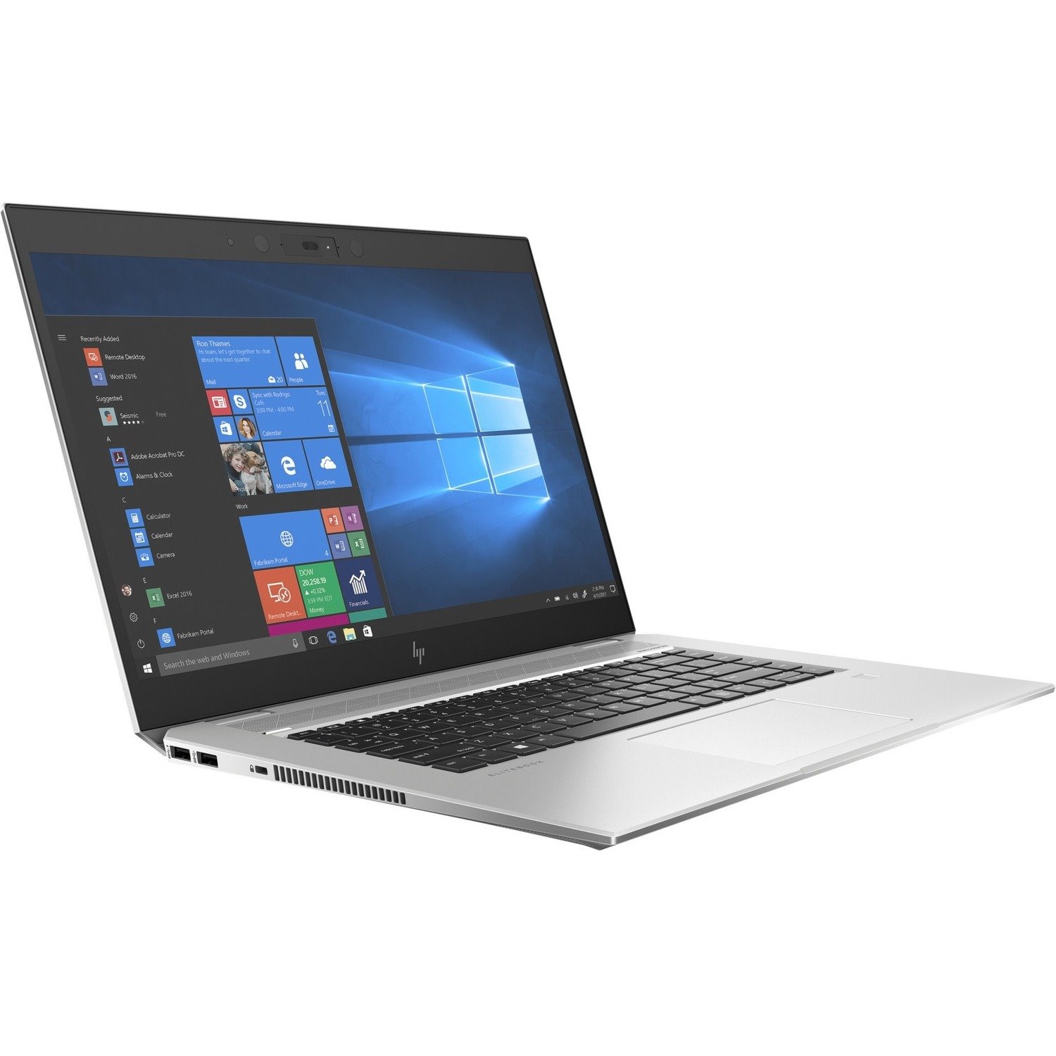 HP EliteBook 1050 G1 15.6" Notebook - Intel Core i5 8th Gen i5-8300H - 8 GB - 256 GB SSD - Pike Silver