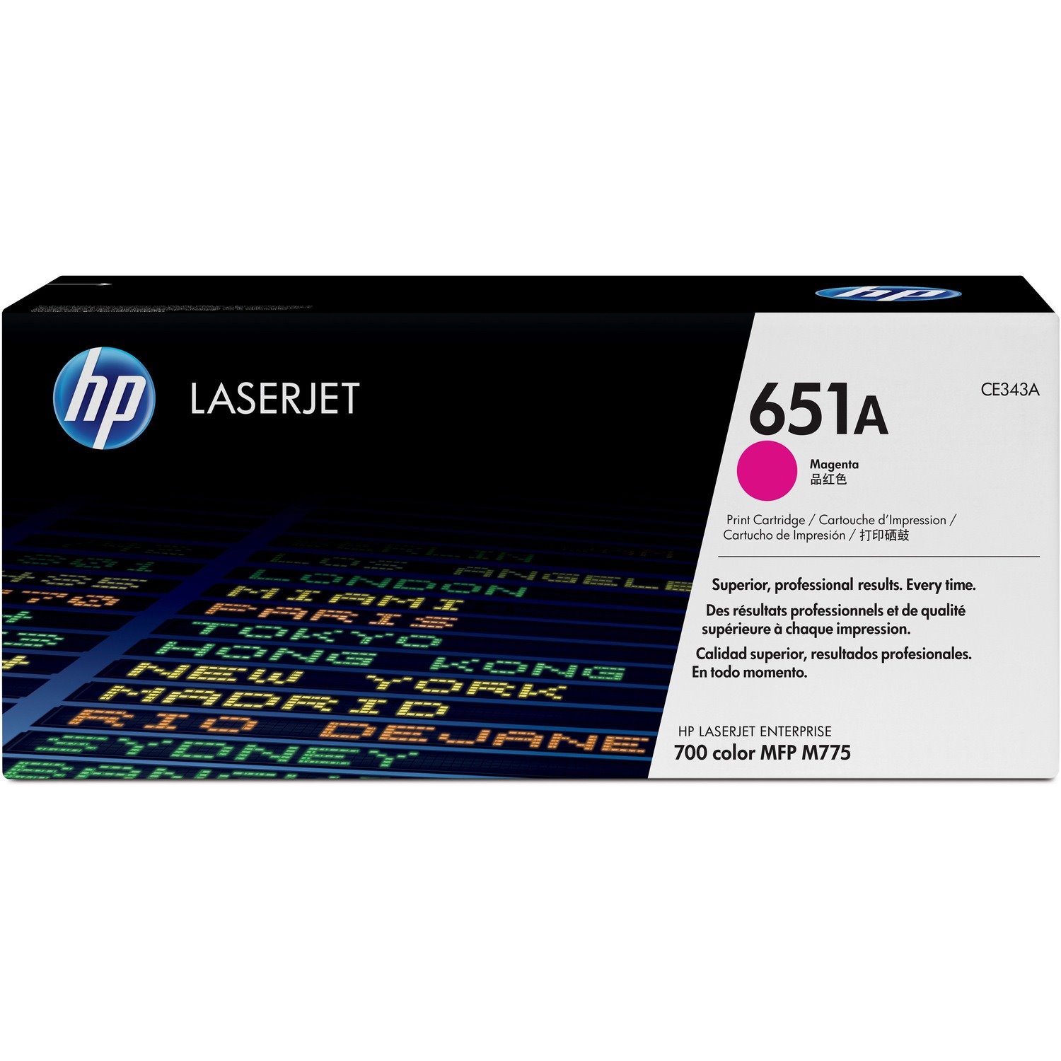 HP 651A Original Laser Toner Cartridge - Magenta - 1 Each