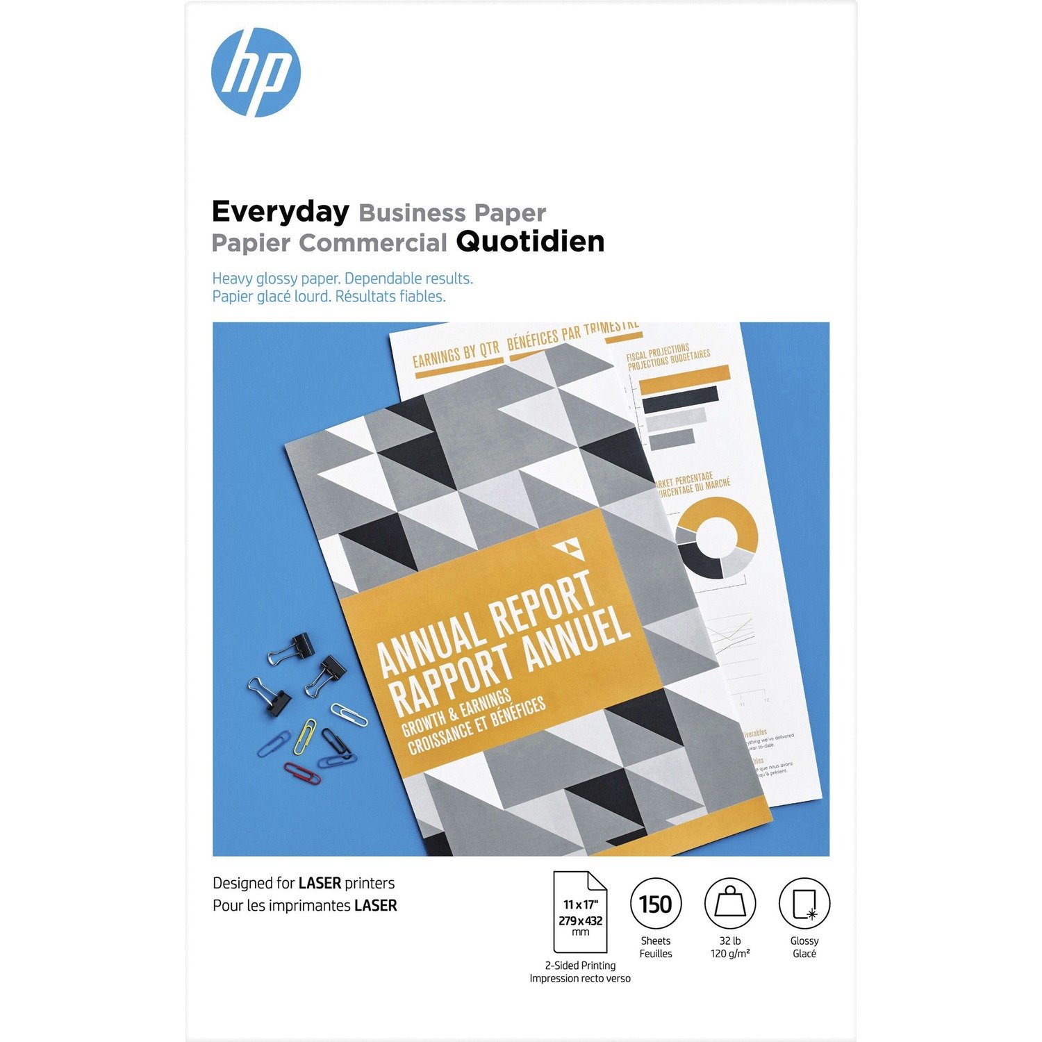 HP 32 lb. Laser Printer Paper