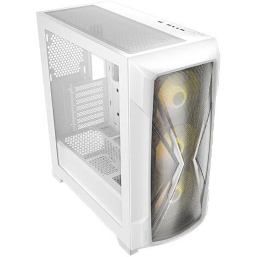 Antec DP505 Gaming Computer Case - ITX, Micro ATX, ATX Motherboard Supported - Mid-tower - Steel, Plastic, Tempered Glass - White