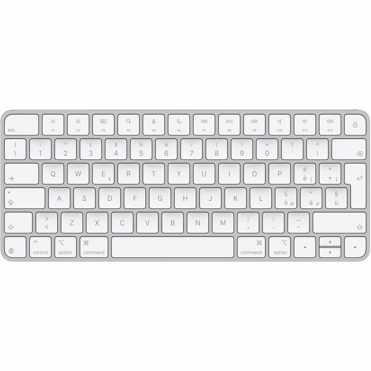 Apple Magic Keyboard - Wired/Wireless Connectivity - USB Type C Interface - Italian