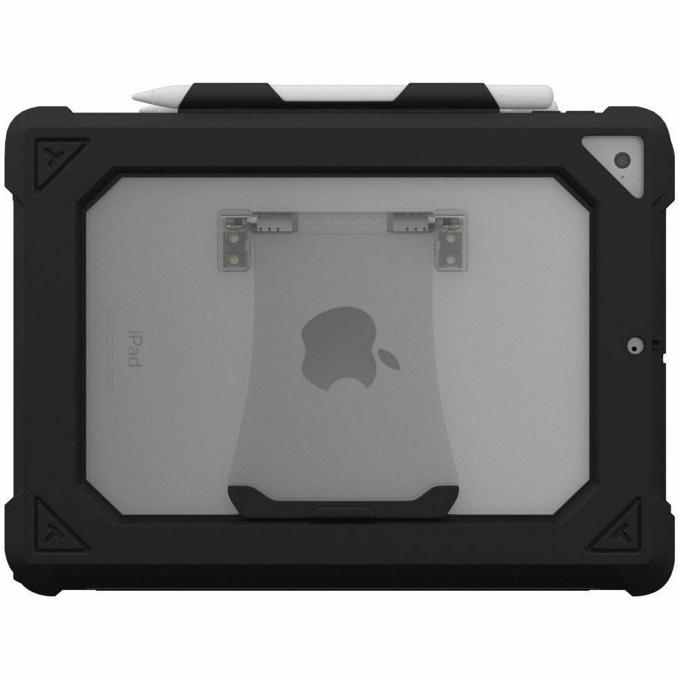 Extreme KeyCase-T2 w/Smart Connector & Trackpad for iPad 9/8/7 w/ Flex Kickstand (Non-Detachable) (Black)