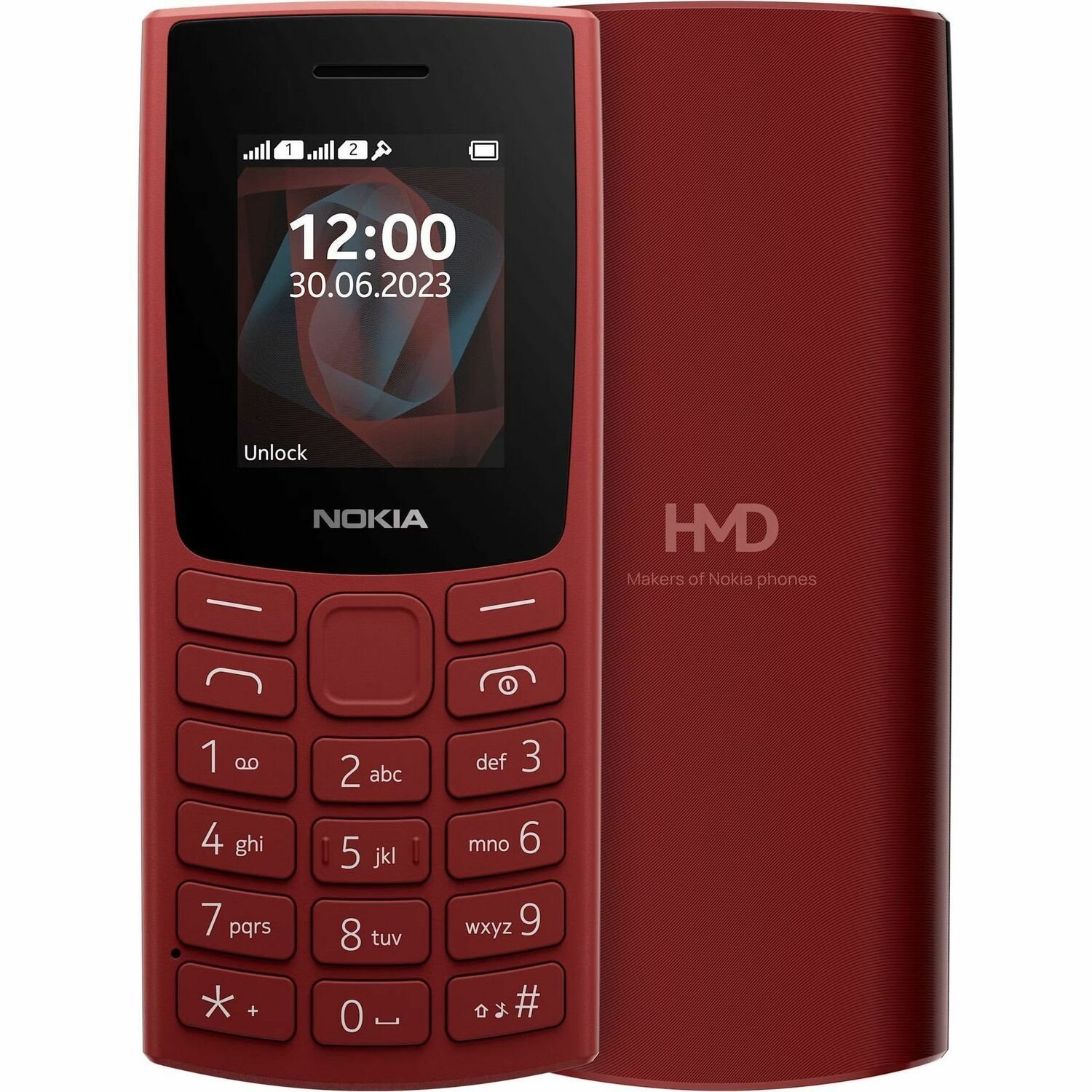 Nokia 105 2023 1.77In Red 4MB S30+