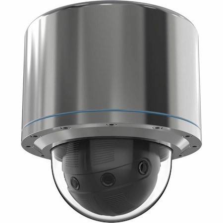 AXIS ExCam XF P3807 8 Megapixel Outdoor Network Camera - Colour - Dome - Silver - TAA Compliant