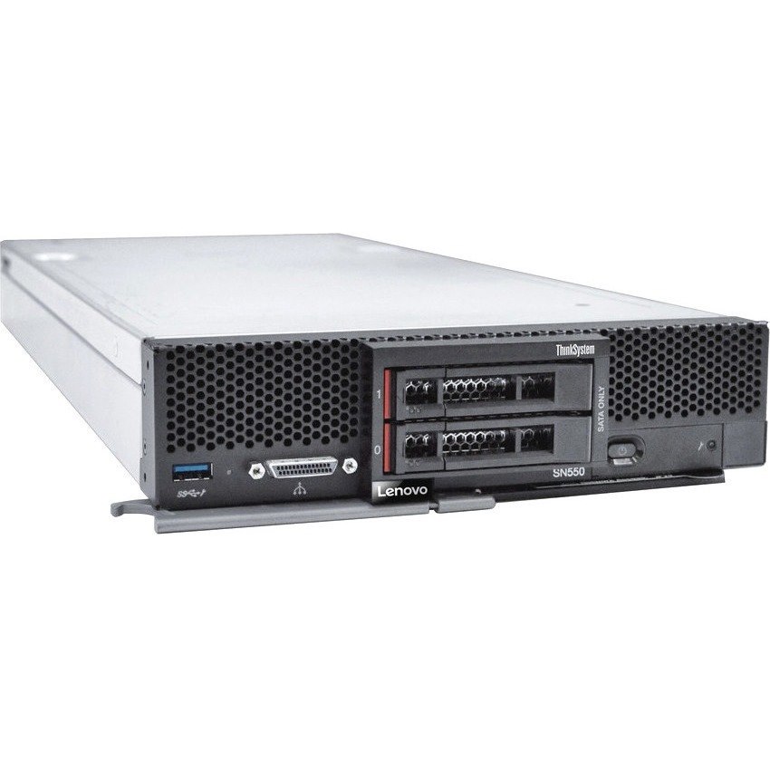 Lenovo ThinkSystem SN550 7X16A06HEA Blade Server - 1 Xeon Silver 4214 2.20 GHz - 32 GB RAM - Serial ATA/600 Controller
