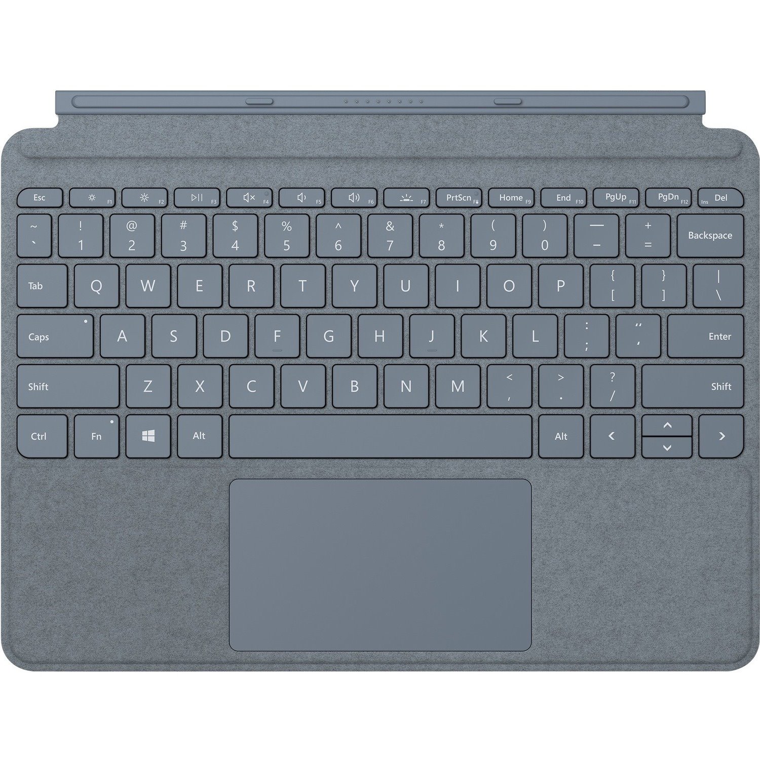 Microsoft- IMSourcing Type Cover Keyboard/Cover Case Microsoft Surface Go 2, Surface Go Tablet - Platinum