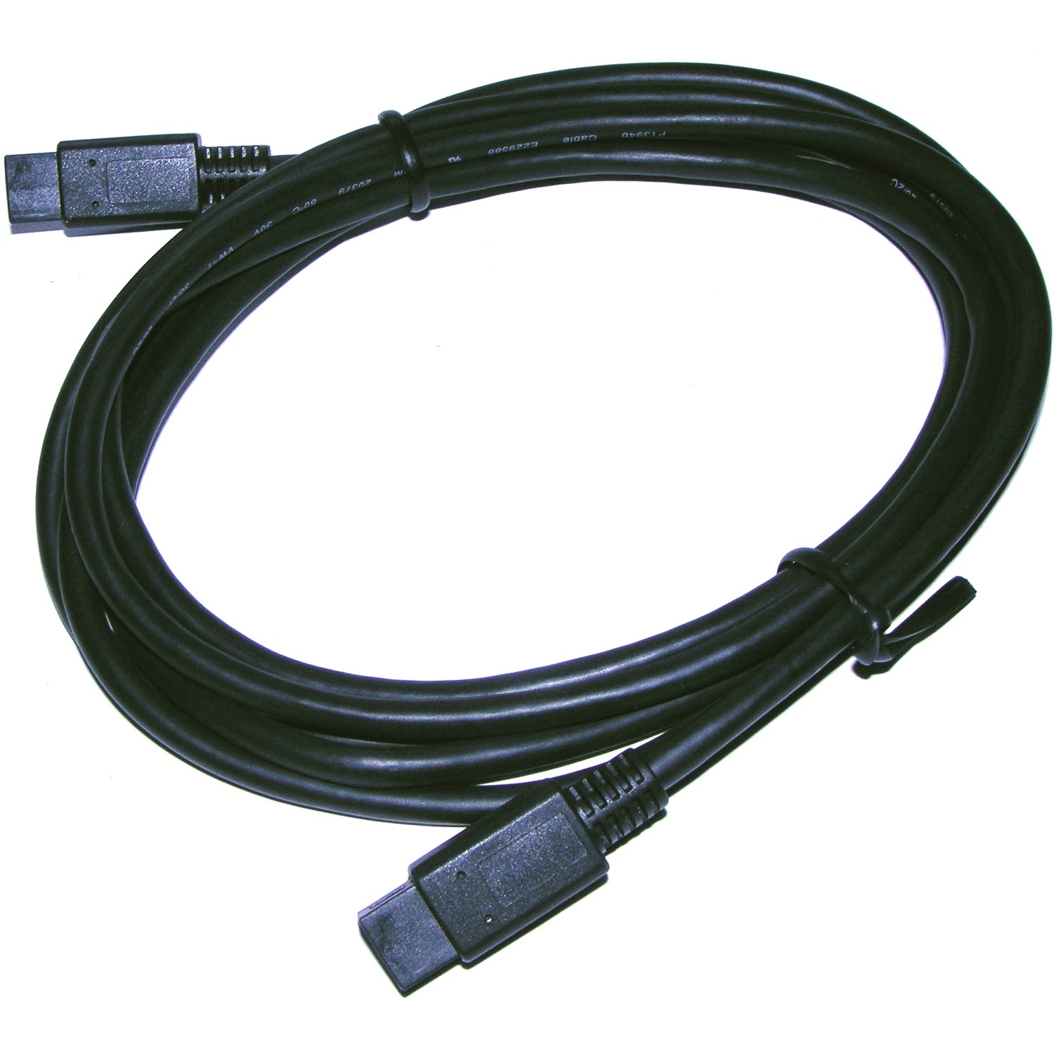 Cru Cable-10: Firewire 9-9 (800-800), Length 1M, Black