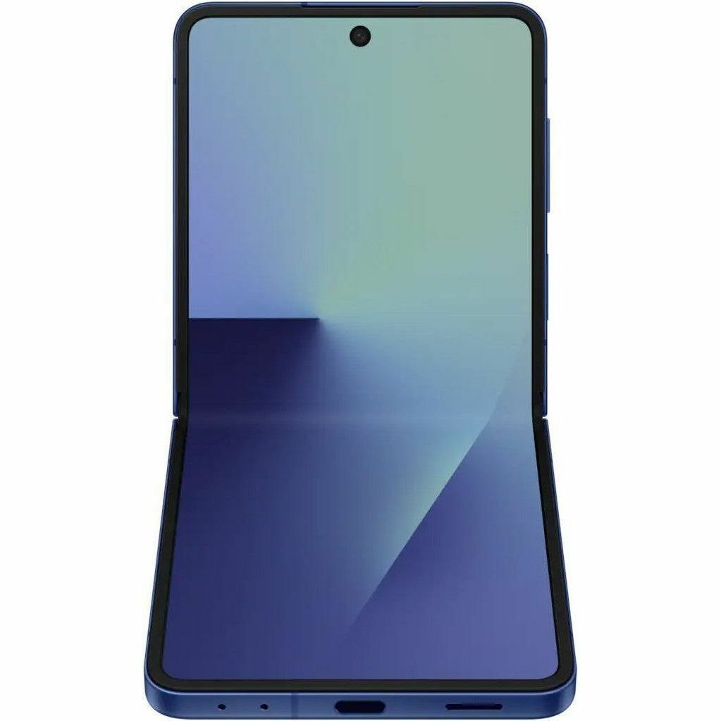 Samsung Galaxy Z Flip7 SM-F766B 512 GB Smartphone - 17.5 cm (6.9") Flexible Folding Screen Dynamic AMOLED 2X Full HD Plus 2520 x 1080 - Deca-core (Cortex X5Single-core (1 Core) 3.30 GHz + Cortex A725 Dual-core (2 Core) 2.74 GHz + Cortex A725 Penta-core (5 Core) 2.36 GHz + Cortex A520 Dual-core (2 Core) 1.80 GHz) - 12 GB RAM - Android 16 - 5G - Blue Shadow