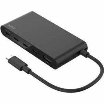 Belkin Connect USB Type C Docking Station for Notebook, Monitor, Hard Drive, Webcam, Tablet, Smartphone, Computer - Charging Capability