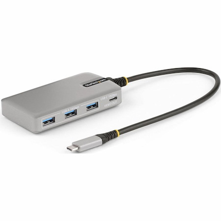 StarTech.com 4-Port USB-C Hub with USB-C DP Alt Mode Video Output, 3x USB-A, 1x USB-C, 100W Power Delivery Pass-Through, USB 3.2 10Gbps