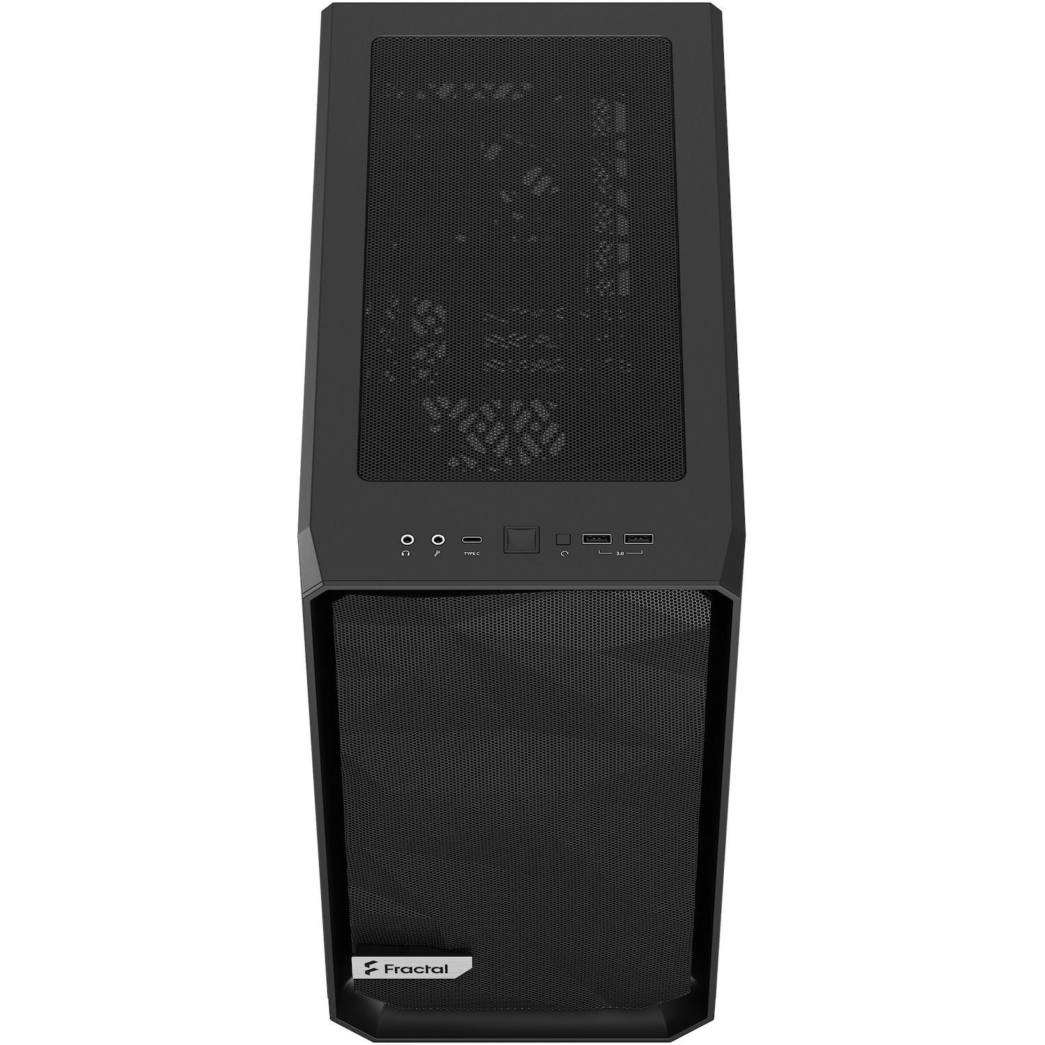 Fractal Design Meshify 2 Mini Computer Case - DTX, Mini DTX, Micro ATX, Mini ITX Motherboard Supported - Tower - Steel, Tempered Glass, Mesh - Black