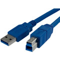 StarTech.com SuperSpeed USB 3.0 (5Gbps) Cable A to B - USB 3.0 A (M) to USB 3.0 B (M) - 480 MBytes/s or 4.8 Gbps - 3 ft