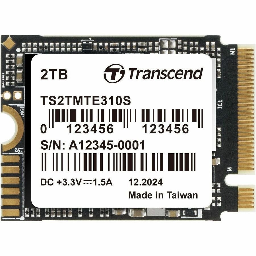 Transcend MTE310S 2 TB Solid State Drive - M.2 2230 Internal - PCI Express NVMe (PCI Express NVMe 4.0 x4)