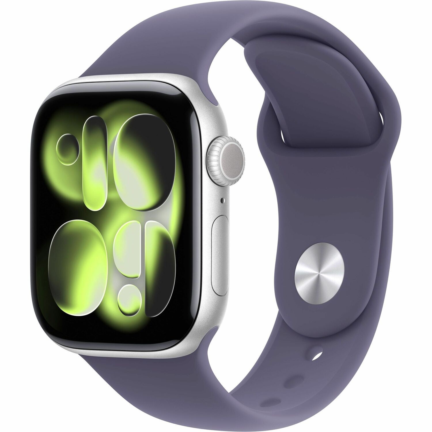 Apple Watch Series 11 Smartwatch - 42 mm Case Height - 36 mm Case Width - Zilver Kistkleur - Aluminium Kastmateriaal - Rubber Band Material - Draadloos LAN - 4G - LTE