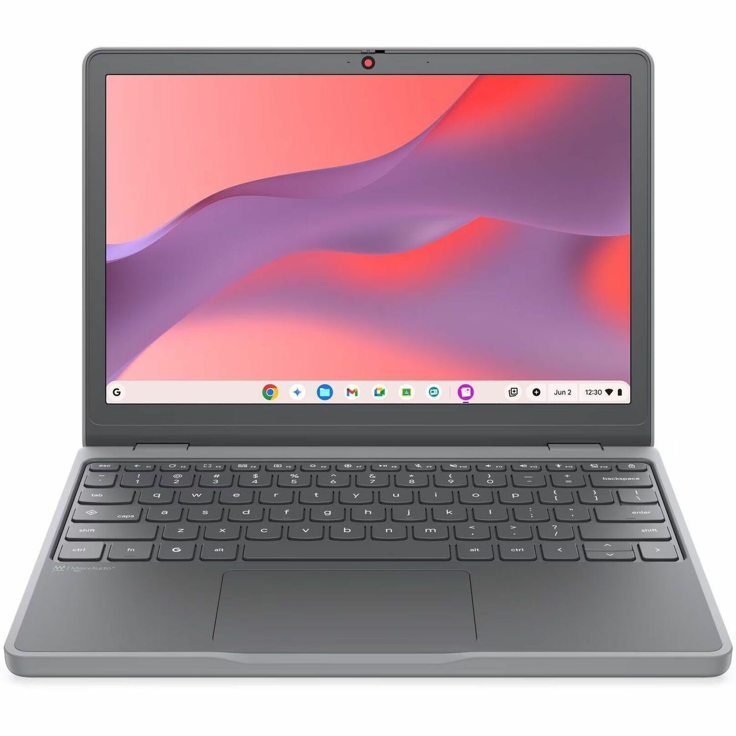 Lenovo Chromebook 100e Gen 5 ITN 83T40002US 11.6" Touchscreen Chromebook - HD - 60 Hz - Intel N-Series N150 - 8 GB - 64 GB Flash Memory - English Keyboard - Luna Gray