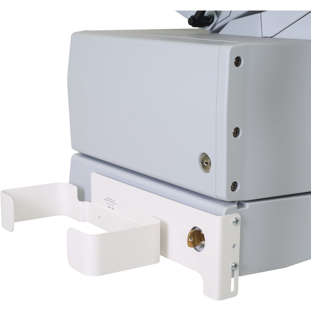 Ergotron Mounting Bracket for Drawer, Medical Cart - White - TAA Compliant