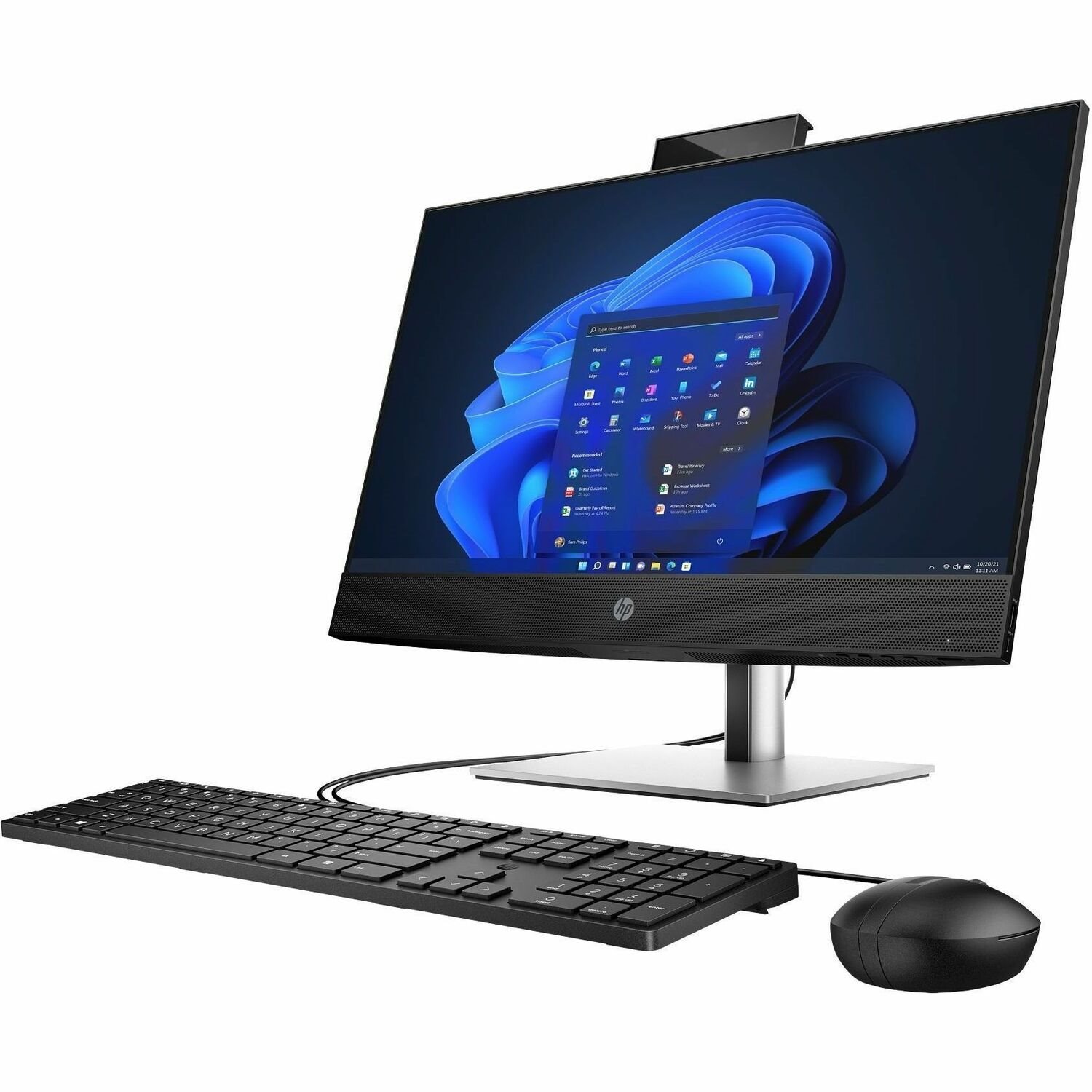 HP ProOne 440 G9 All-in-One Computer - Intel Core i5 14th Gen i5-14500T - 16 GB - 512 GB SSD - 23.8" Full HD Touchscreen - Desktop - Jack Black