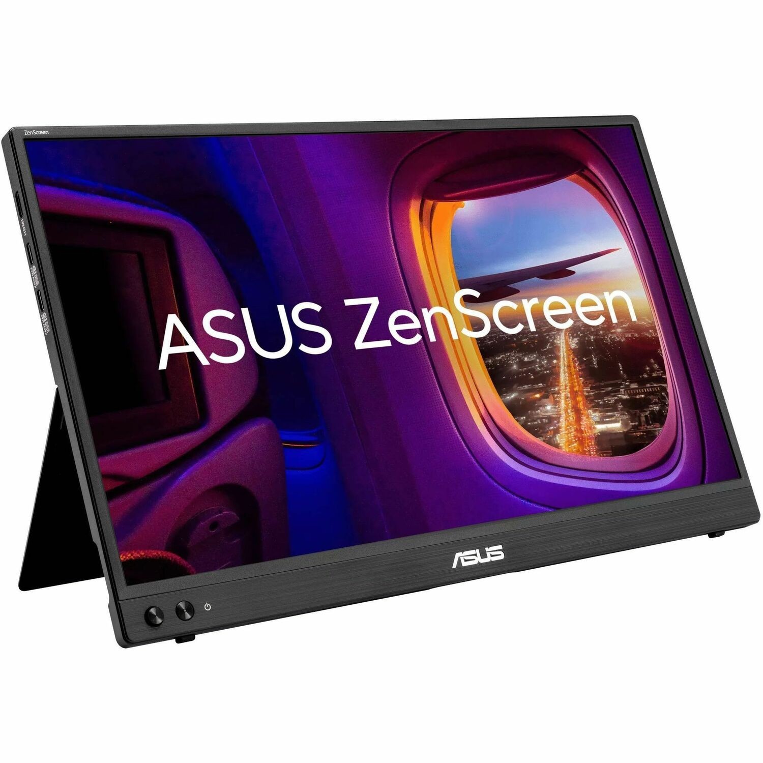 Asus ZenScreen MB16AHVE 16 Zoll Klasse Full HD LED-Monitor - 16:9 Format - Schwarz