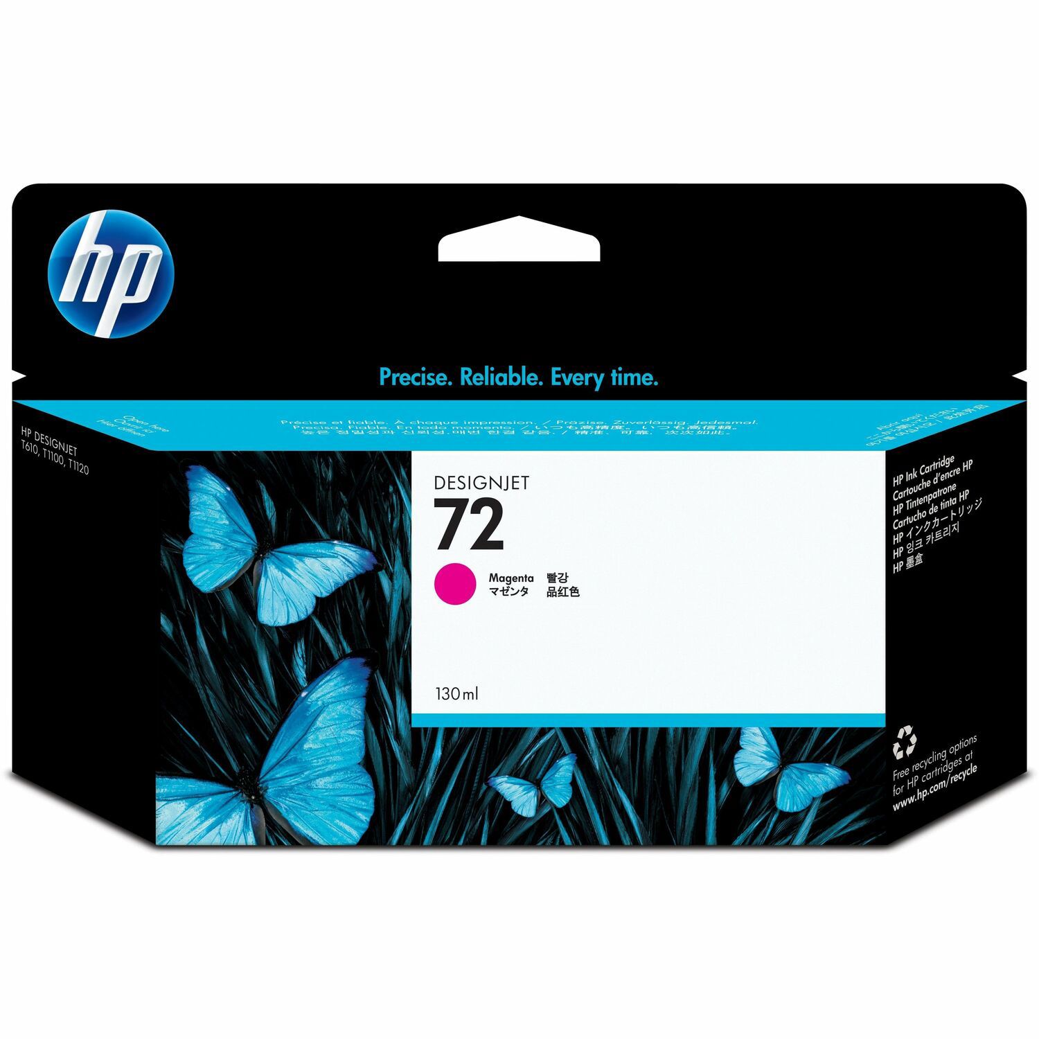 HP 72 (C9372A) Tintenstrahl Tintenpatrone - Magenta - Original - Einzelpackung - 1 Each