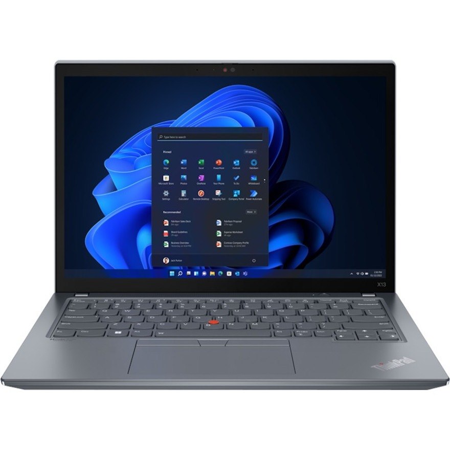 Lenovo ThinkPad X13 Gen 3 21BN002BUS 13.3" Touchscreen Notebook - WUXGA - Intel Core i7 12th Gen i7-1270P - vPro Technology - Intel Evo Platform - 16 GB - 512 GB SSD - English Keyboard - Storm Gray