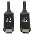 Eaton Tripp Lite Series Thunderbolt 3 Active Cable (M/M) - 40 Gbps, 5A 100W Power Delivery, 4K/60 Hz, 1M (3.28 ft.), Black