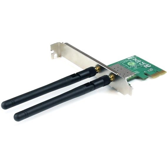 StarTech.com PCI Express Wireless N Adapter - 300 Mbps PCIe 802.11 b/g/n Network Adapter Card - 2T2R 2.2 dBi