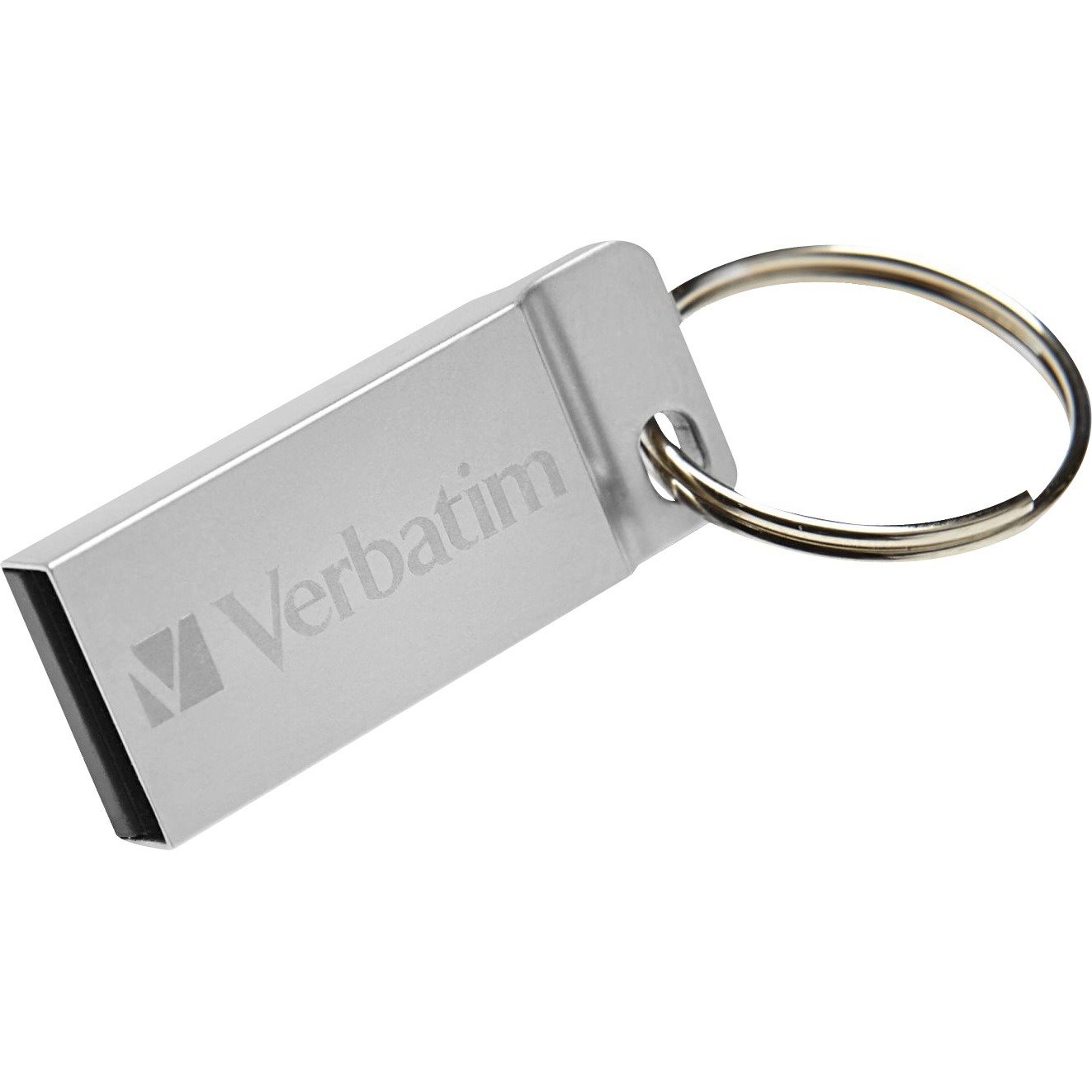 Verbatim 64GB Metal Executive USB Flash Drive - Silver