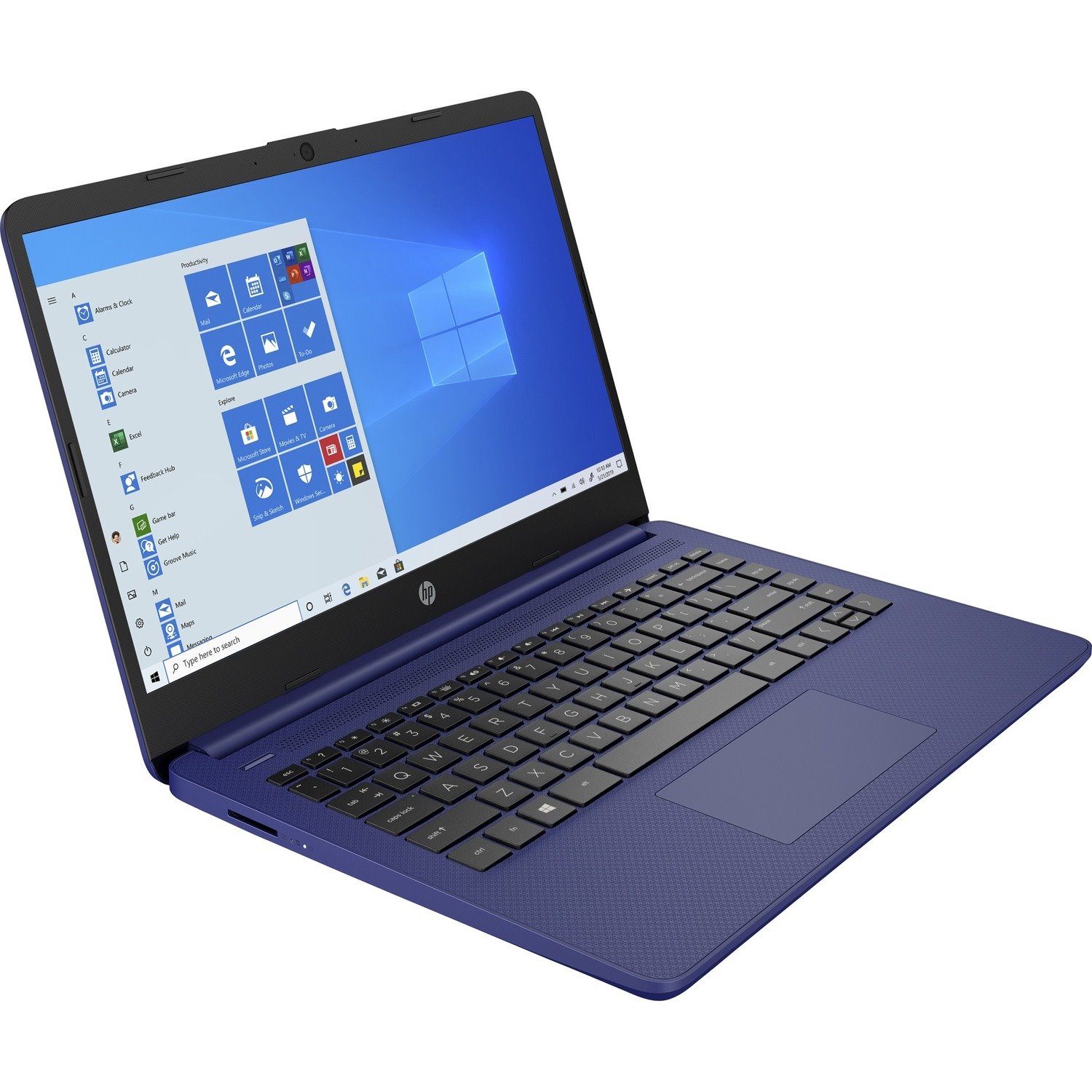 HP 14-dq0000 14-dq0010nr 14" Notebook - HD - Intel Celeron N4020 - 4 GB - 64 GB Flash Memory - Indigo Blue