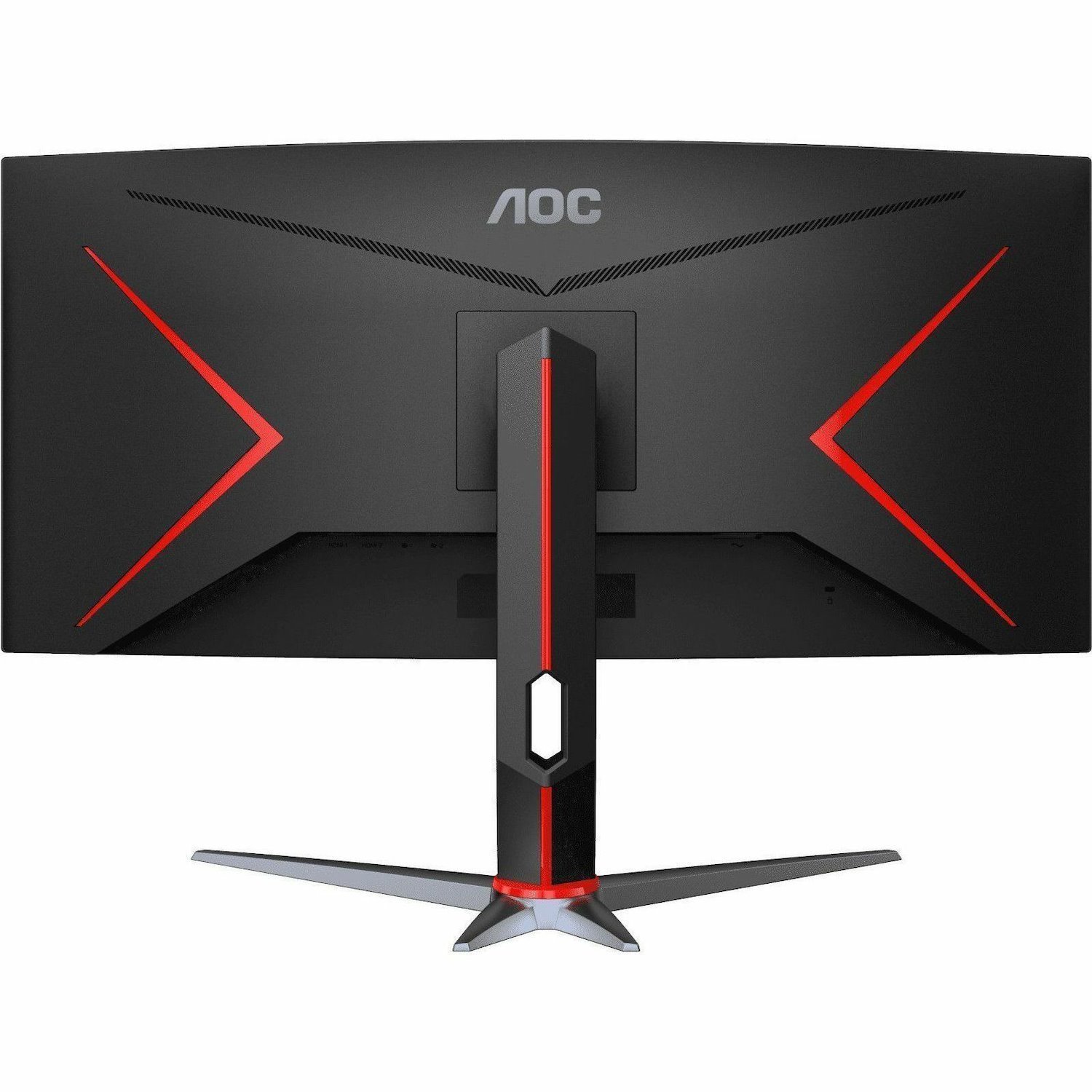 AOC CU34G2XP 34" Class UW-QHD Curved Screen Gaming LED Monitor - 21:9 - Black, Red