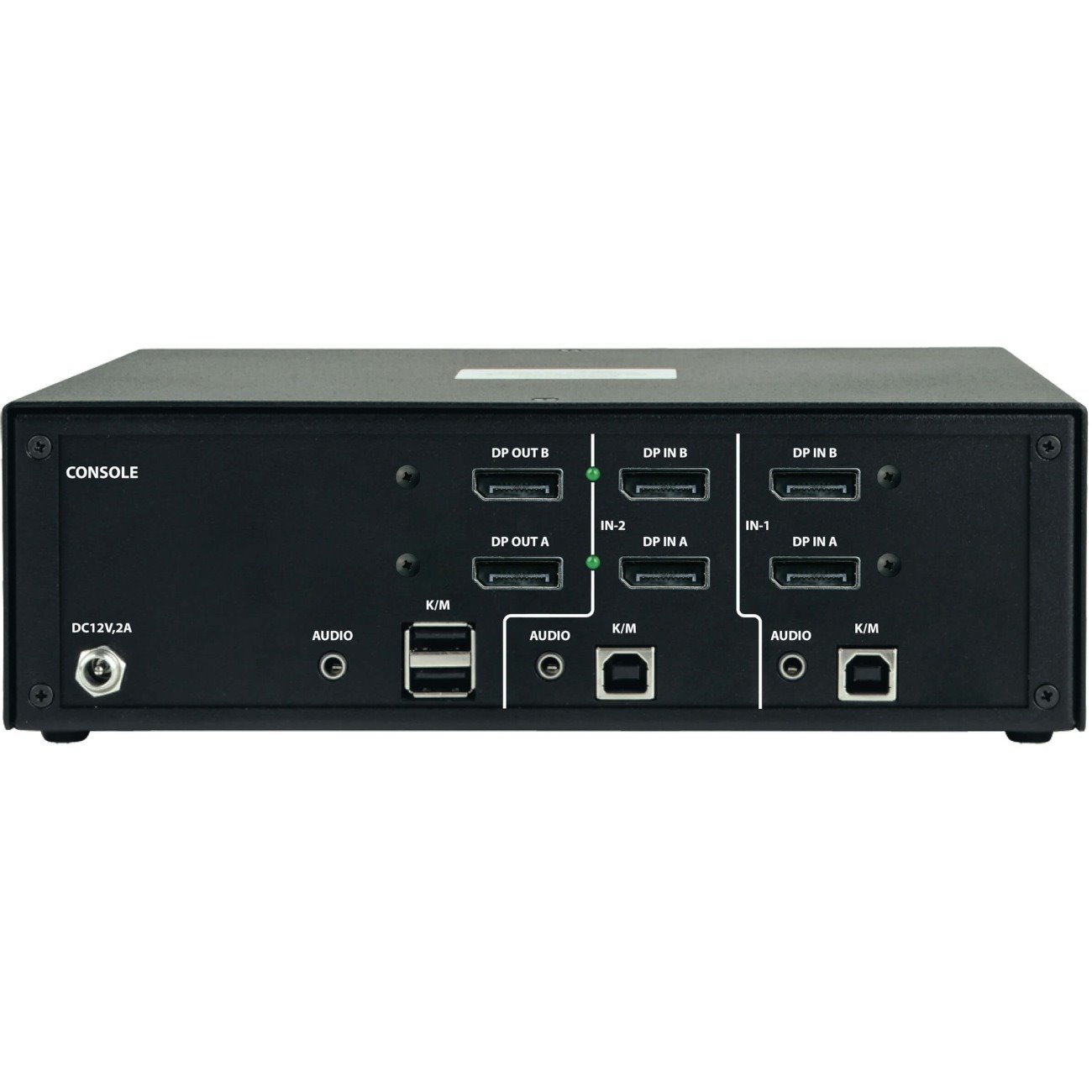 Tripp Lite by Eaton Secure KVM Switch, 2-Port, Dual-Monitor, DisplayPort, 4K, NIAP PP3.0, Audio, TAA