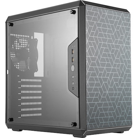 Cooler Master MasterBox Q500L Computer Case - Mini ITX, Micro ATX, ATX Motherboard Supported - Mid-tower - Steel, Plastic, Acrylic - Black