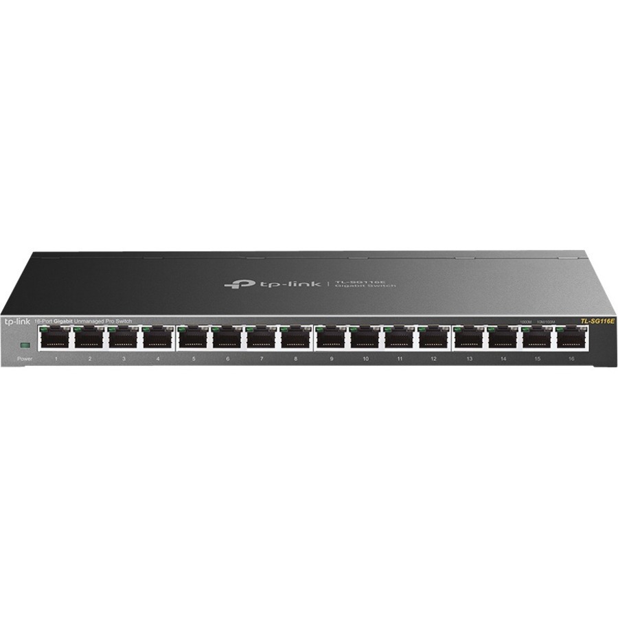 TP-Link Tl-Sg116e Unmanaged Pro - Switch - Onbeheerd - 16 X 10/100/1000 - Desktop