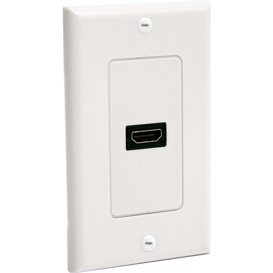 StarTech.com Single Outlet Female HDMI Wall Plate White